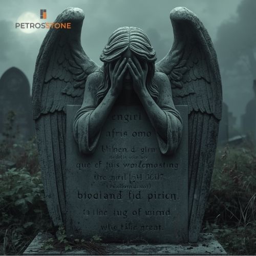 Weeping Angel Headstone (1)