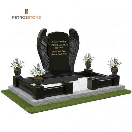 Winged Tablet Headstone