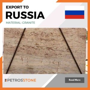 Export to Russia Shiva Gold Granite for a Landmark Government Project