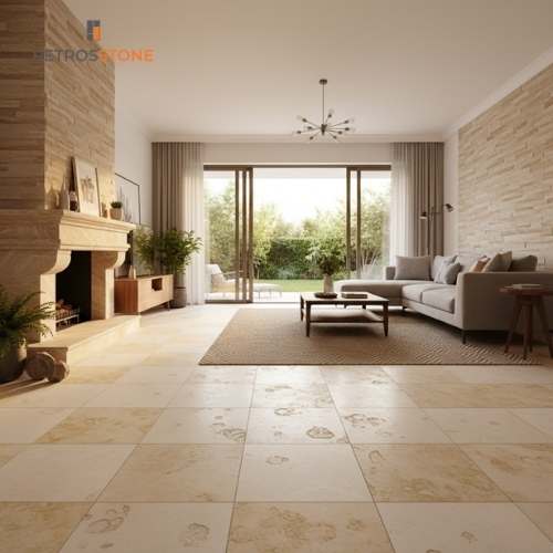 Flooring (Living Rooms, Hallways Bedrooms) - Sandstones