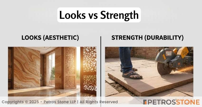 Looks Vs Strength - Sandstone