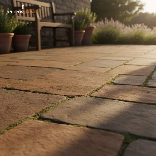 Tumbled Edge Finish - Sandstone