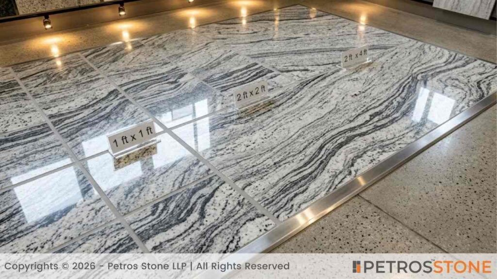 Viscount White Granite -  Standard Tile Sizes