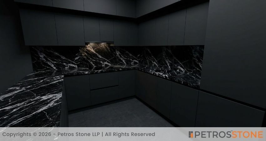 Black Markino Granite - Dark Kitchens