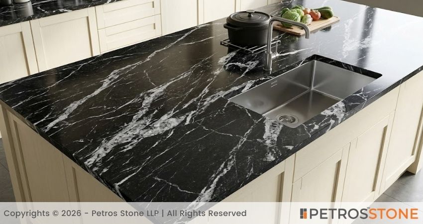 Black Markino Granite - Kitchen Countertops