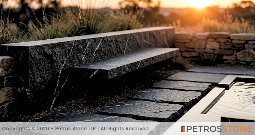 Black Markino Granite - Landscaping