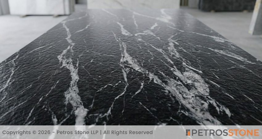 Black Markino Granite - Leather Finish