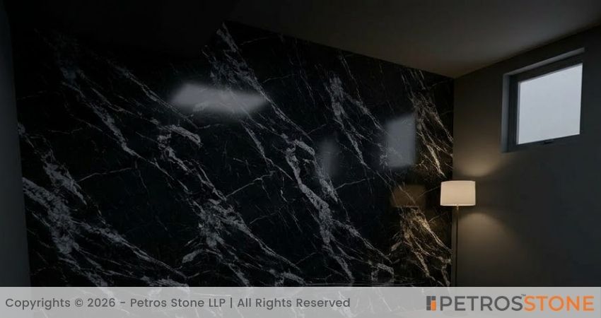 Black Markino Granite - Spaces with Low Lighting