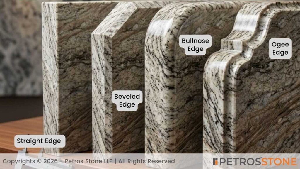 Blue Dunes Granite - Edge Finishing