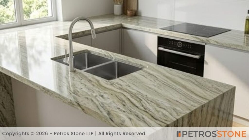Blue Dunes Granite Kitchen Countertop