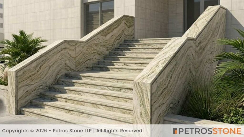 Blue Dunes Granite Steps and Risers