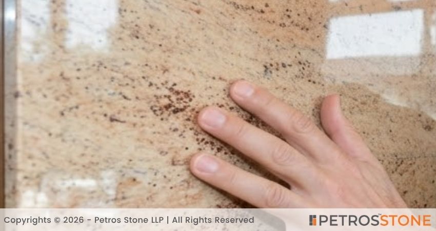 Ivory Brown Granite - Inspecting Slabs in Person (2)
