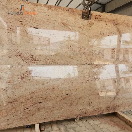 Ivory Brown GraniteShiva Gold Granite slab