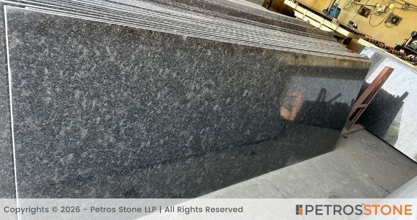 Steel Grey Granite Slabs