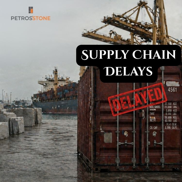 Delays in Long-Distance Supply Chains