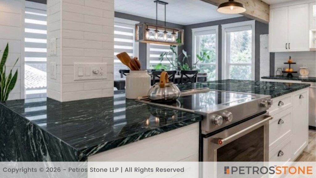 Kitchen Countertop - Olivia Green Granite