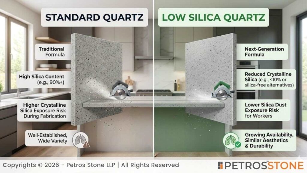 Low Silica Quartz vs Standard Quartz