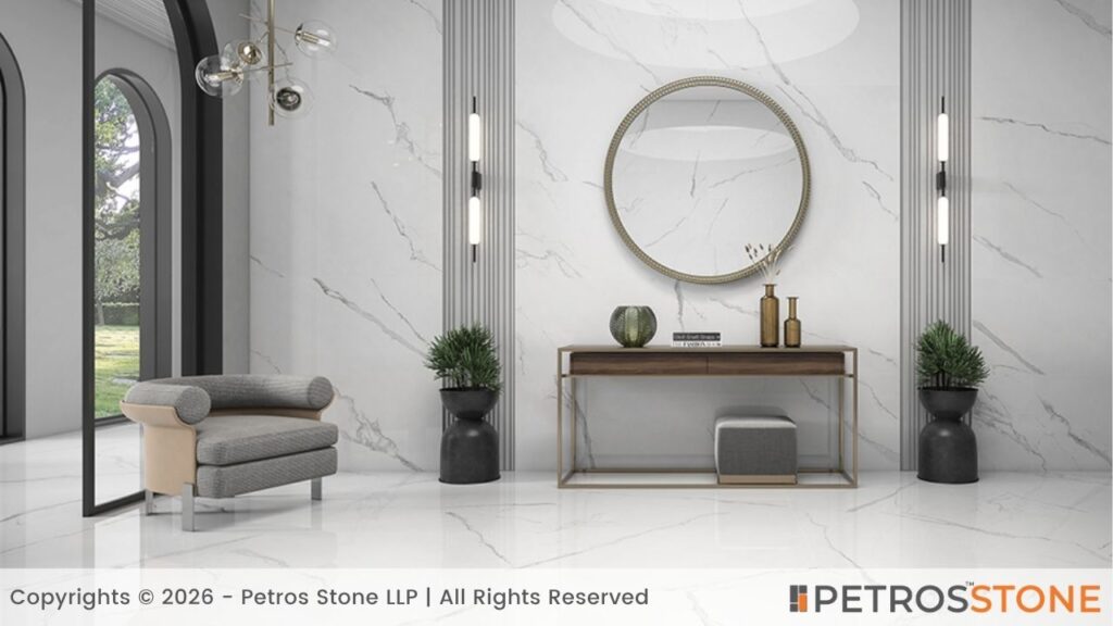 Quartz walls and flooring