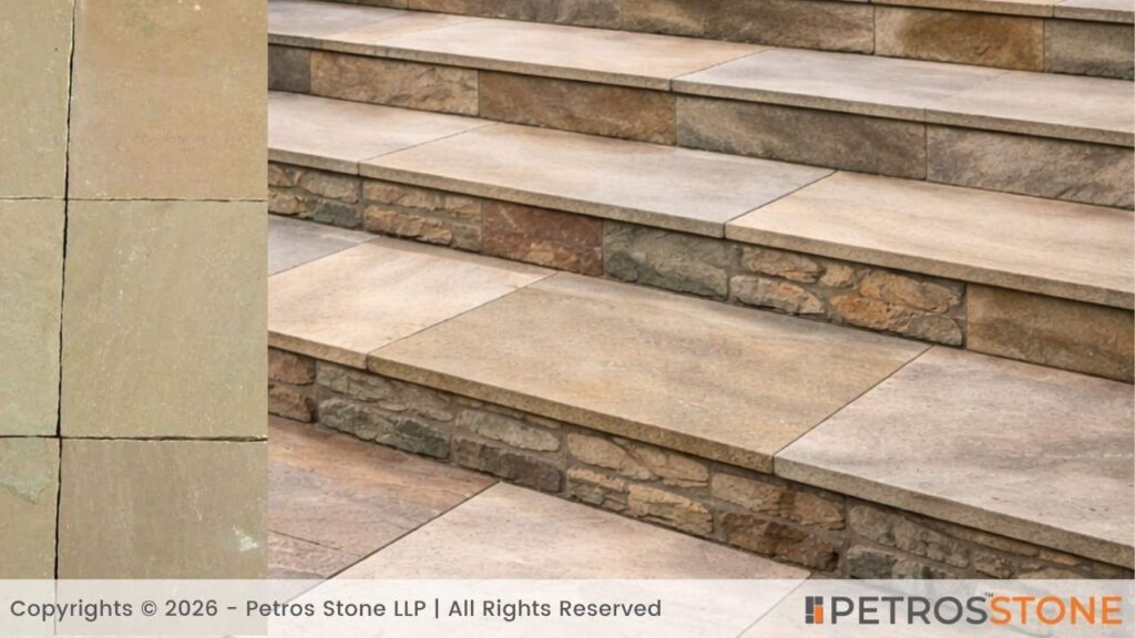 Raj Green Sandstone Steps