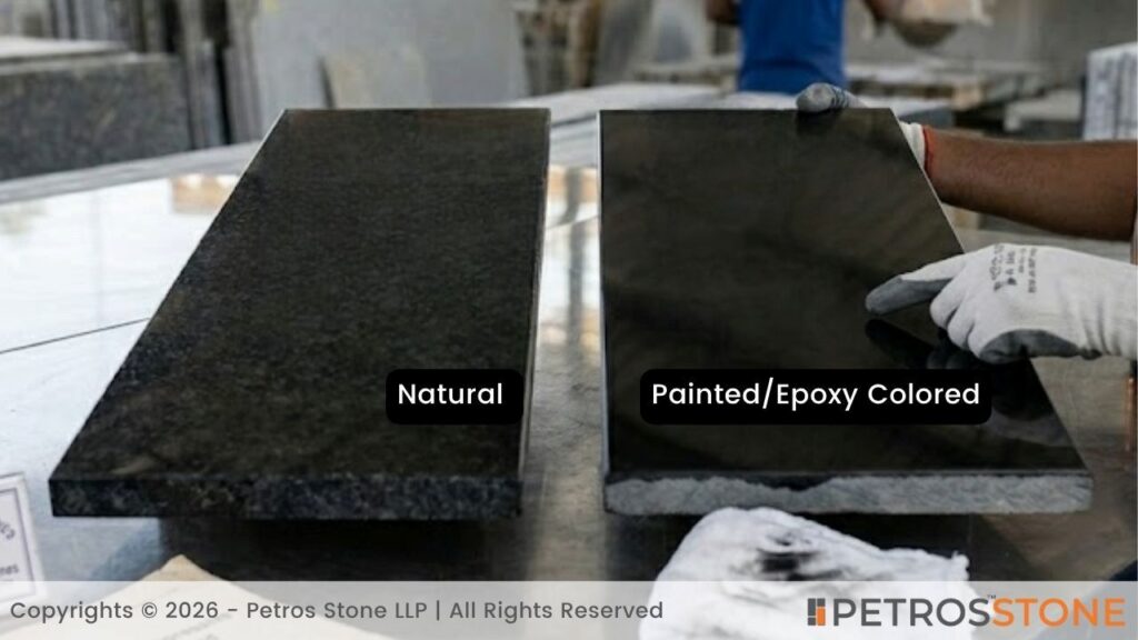 Real Vs Fake Black Granite