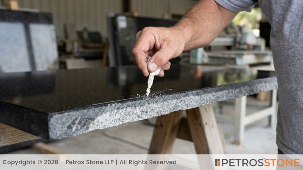 Scratch Test - Black Granite