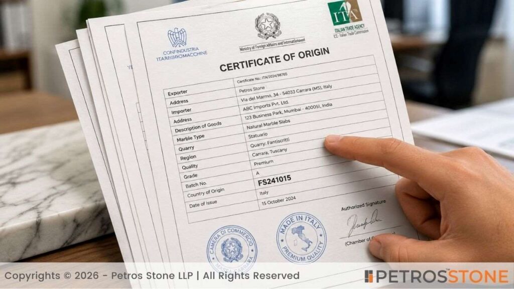 Certificate of Origin
