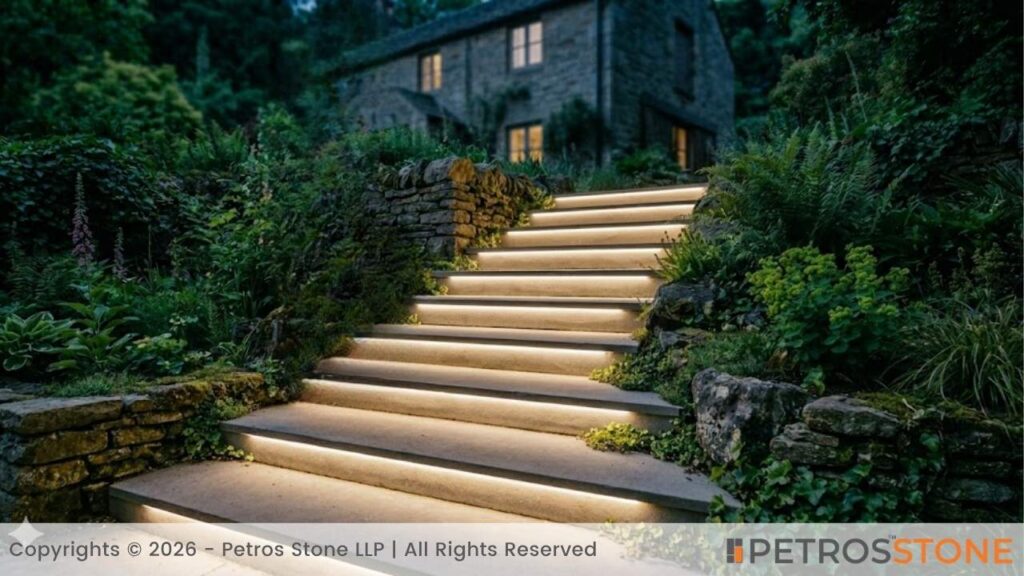 Light Up with Recessed LEDs - Outdoor Steps