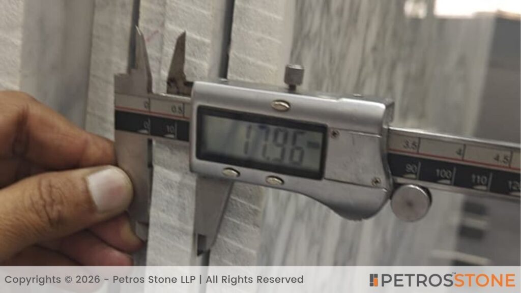 Marble Thickness & Quality Inspection
