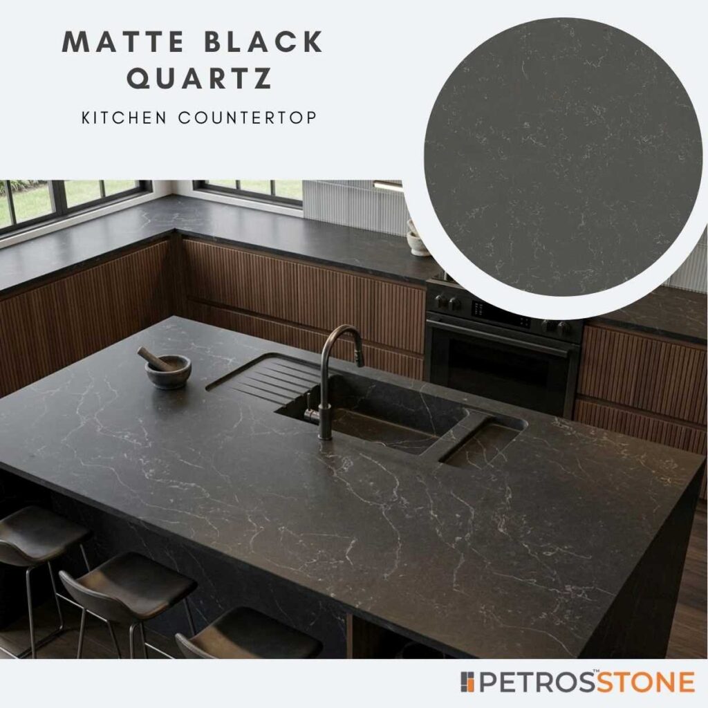 Matte Black Quartz