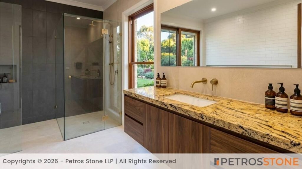 Solarius Gold Granite - Bathroom Vanity