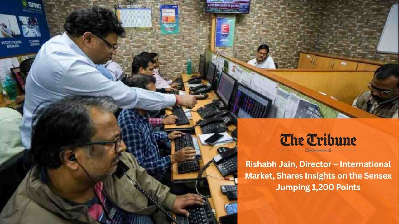 The Tribune Sensex rises 1,263 points, Nifty ends above 24,000