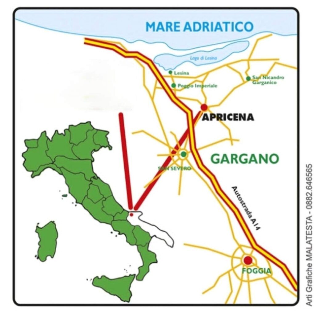 Apricena Map1