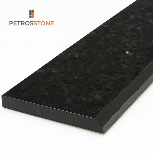 Black Pearl Granite Single Hollywood Edge Threshold