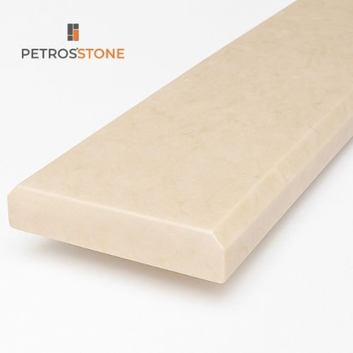 Botticino Marble Double Beveled Edge Threshold
