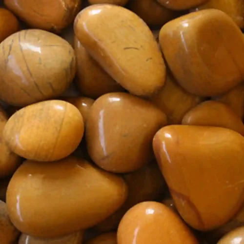 Camel Brown Polish Pebbles