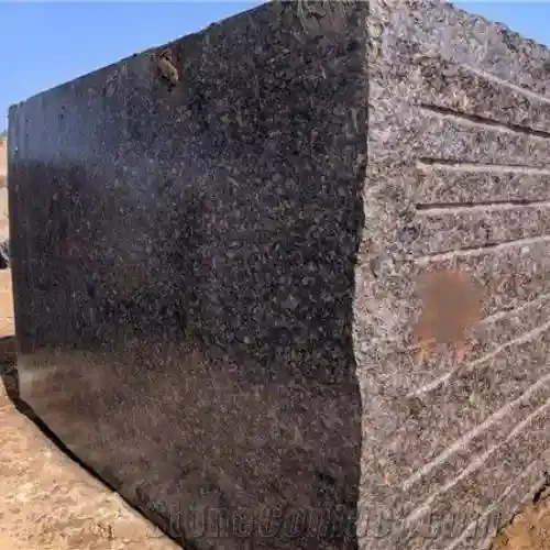 Cat's Eye Brown granite Block