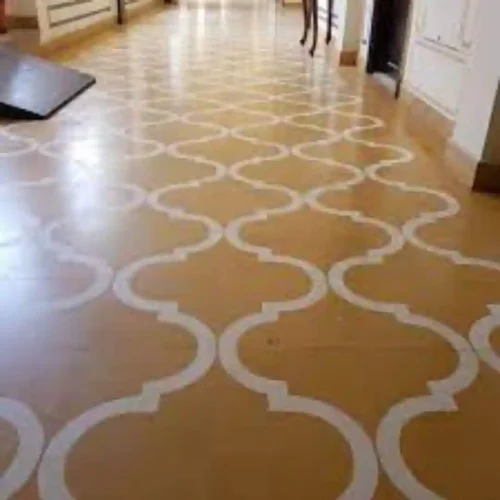 Flowery Gold Limestone Flooring
