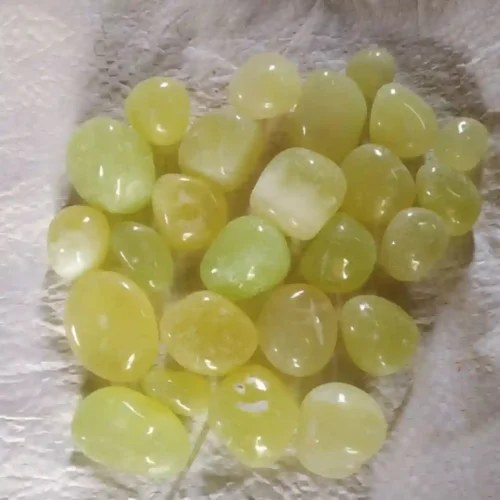 Lemon Onyx Polish Pebbles
