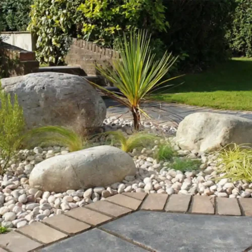 Mint Sandstone Pebbles Mockup