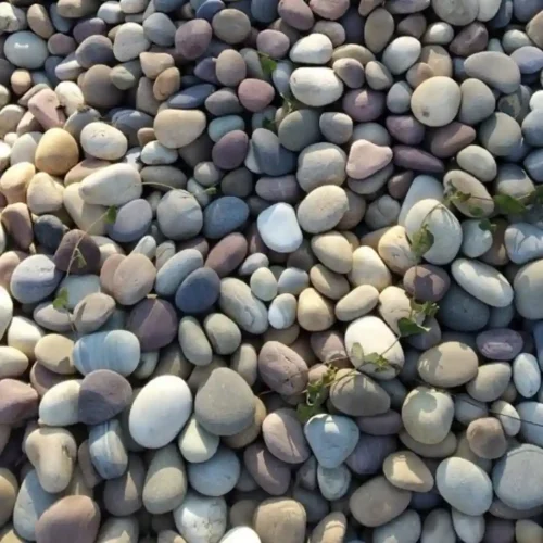 Mixed River Pebbles mockup