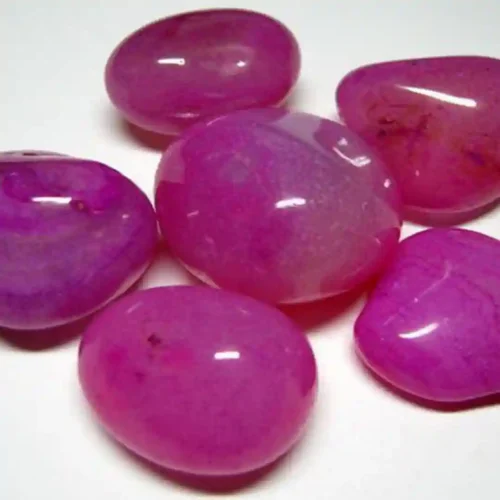 Pink Onyx Polished Pebbles