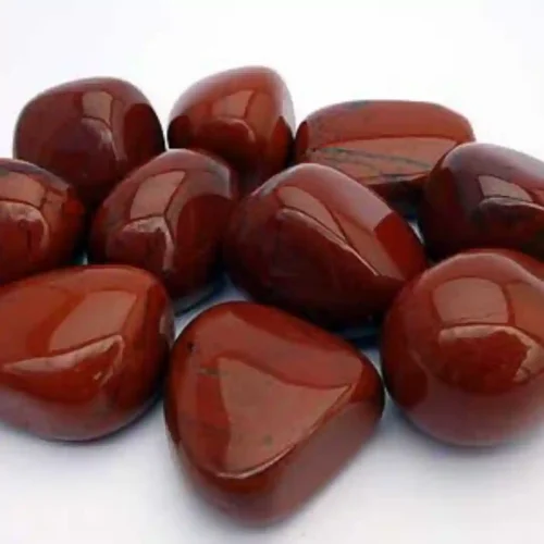 Red Agate River Pebbles Mockup