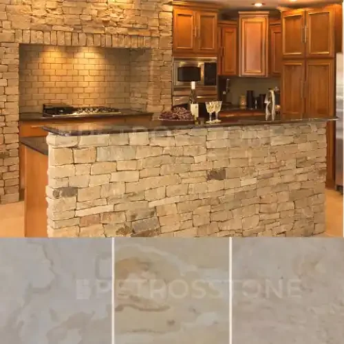 Tan Brown Stone Veneer